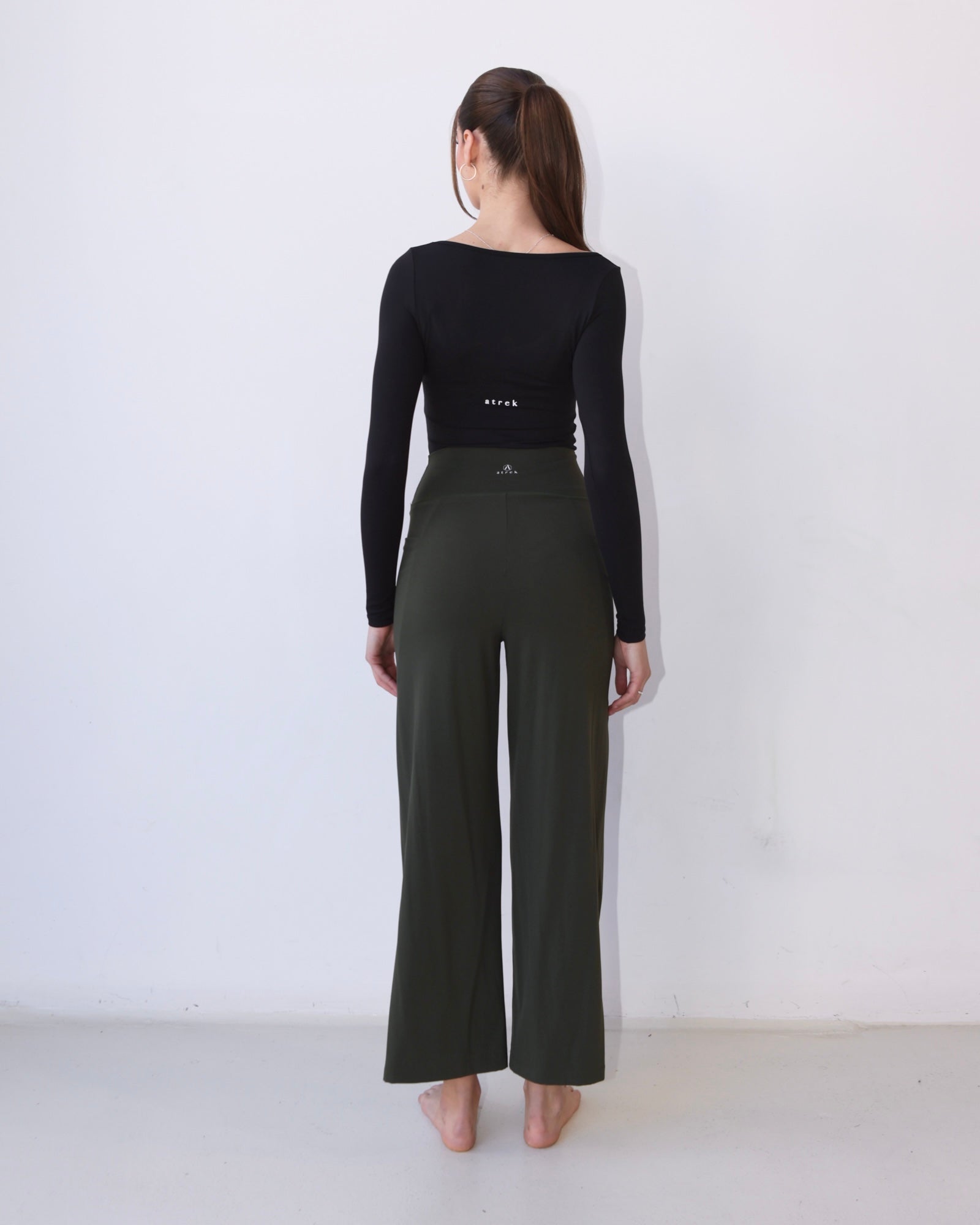Buttery Soft Wide Straight Pants - Khaki