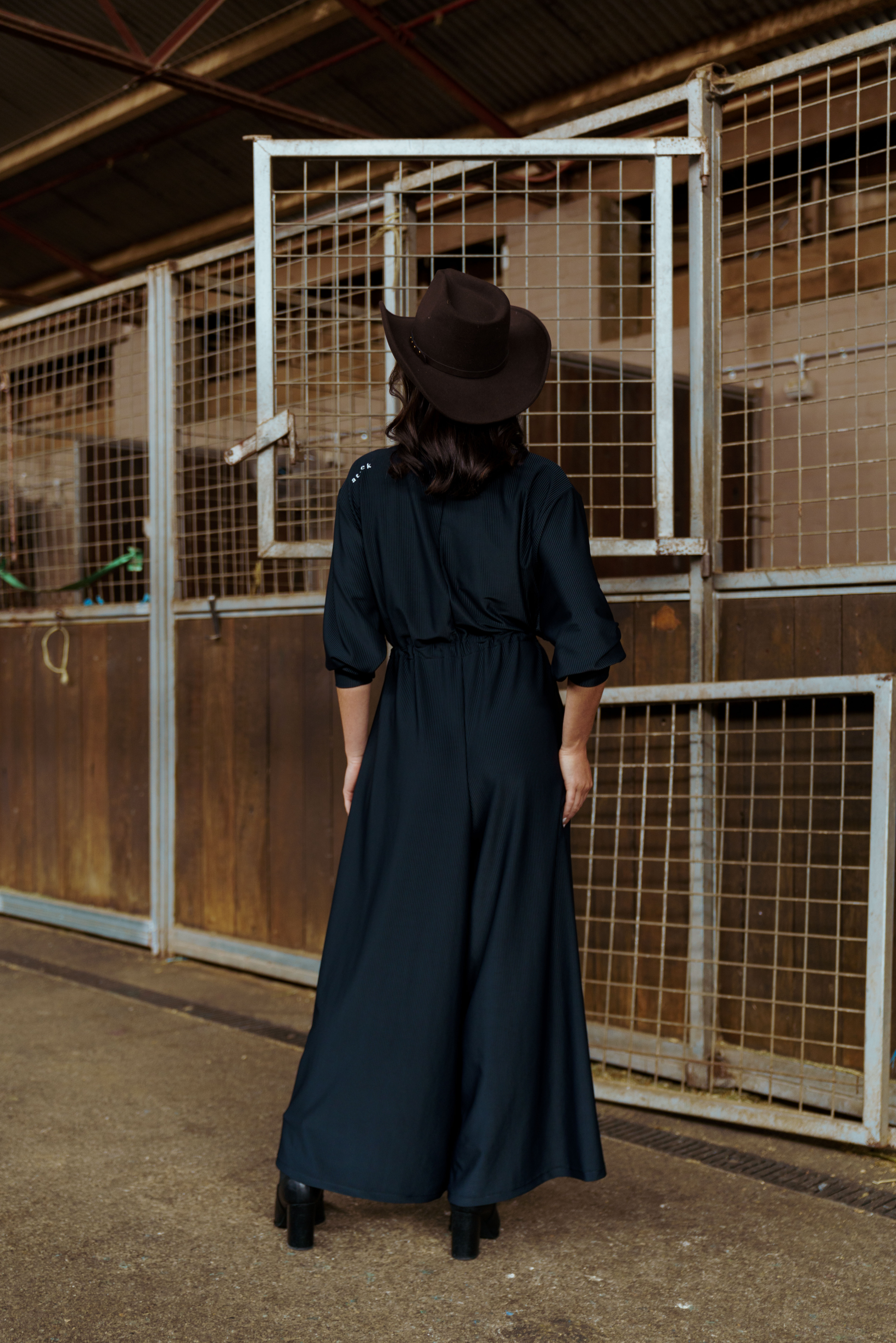 Eco-Conscious Oversized Ribbed Jumpsuit - Lounge Edition